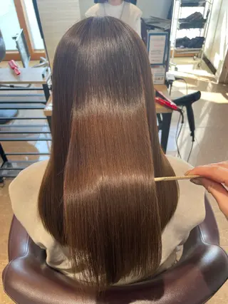 ロング Plus lib 伊東 美咲のヘアスタイル