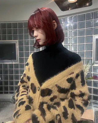 ミディアム カラー 似合わせ ／表参道／REMIのヘアスタイル