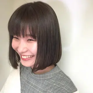 ミディアム カラー HAUS 片山みほのヘアスタイル