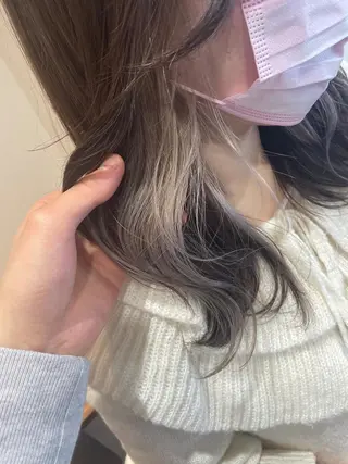 ミディアム カラー ヘアアレンジ ⛄️カトウ ケイゴ⛄️のヘアスタイル