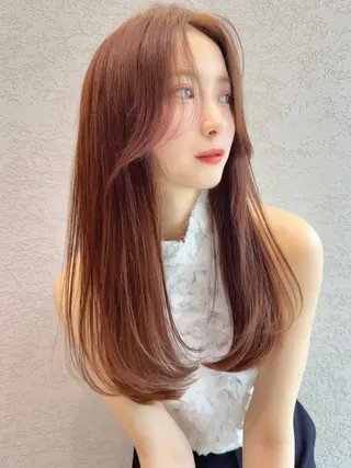 ロング カラー レイヤー❣️縮毛矯正 川村利幸のヘアスタイル