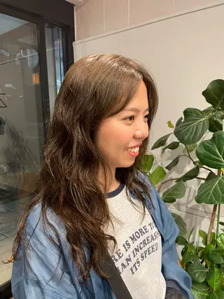 セミロング 杉崎 朝佳のヘアスタイル