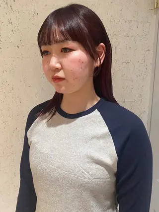 ミディアム カラー mai / linoah˚✧のヘアスタイル