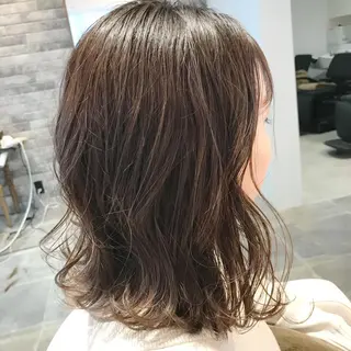 ミディアム 所渉/韓国レイヤー /ウルフカットのヘアスタイル