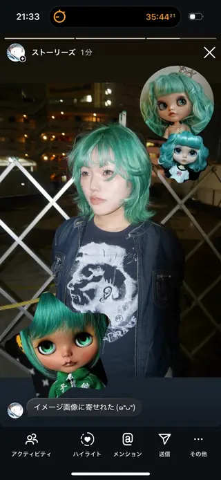 ミディアム WOM所属・KUBO YURAのヘアスタイル