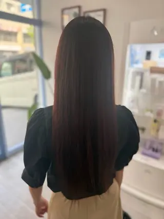 ロング カラー elf所属・ozaki konohaのヘアスタイル