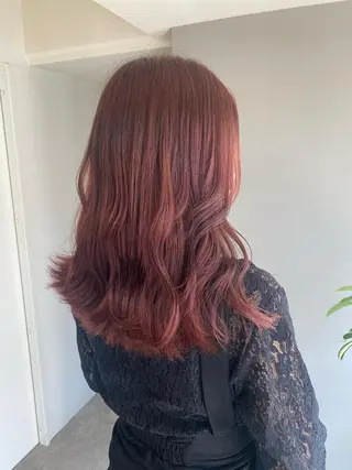 セミロング カラー ヘアアレンジ ボブ /ニュアンス/ satomi🧸💖のヘアスタイル