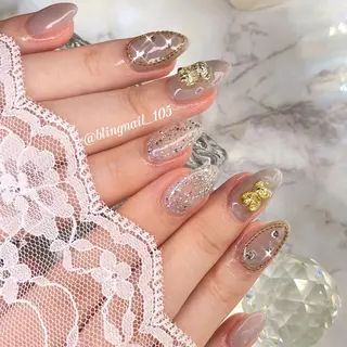 ネイル 23時まで❤︎韓国、 ワンホンネイルのネイルデザイン