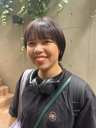 ショート コテ巻き風/ボブ パーマ🌼杉田 萌恵のヘアスタイル