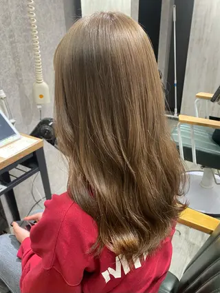 ロング カラー 福薗 ななのヘアスタイル