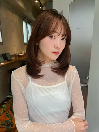 ミディアム SIGN shibuya所属・小湊 柊花のヘアスタイル