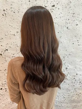 セミロング カラー 💗艶×髪改善カラー 特化💗AYAKIのヘアスタイル