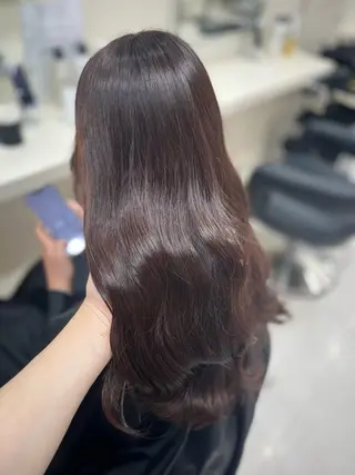カラー ベージュ・ラベンダー カラー🎀りりのヘアスタイル