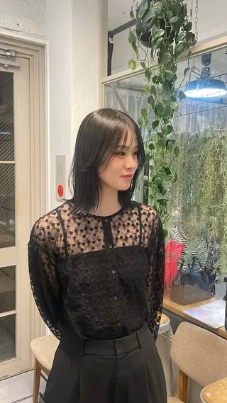 カラー とば みゆうのヘアスタイル