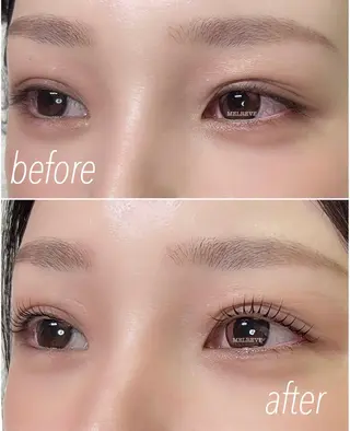 マツエク・マツパ まつ毛眉毛サロン MELREVEのマツエク・マツパデザイン