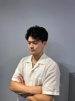 パーマ メンズ stimulus所属・stimulus/ HAYATOのヘアスタイル