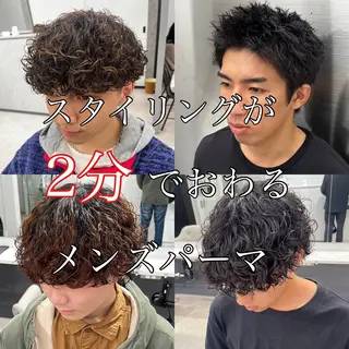 パーマ メンズ 🍐シャドウパーマ メンズ特化/守岡🍐のヘアスタイル