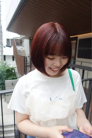 カラー 暖色/パーマ 🌼クニトウメイのヘアスタイル