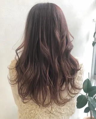 ロング カラー nakahara madokaのヘアスタイル