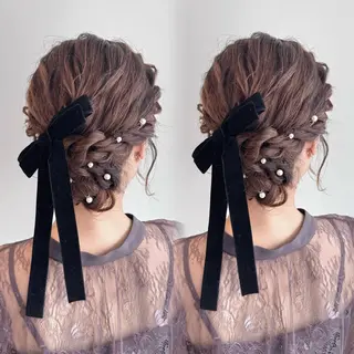 ヘアアレンジ ORANGE 西中島 ：KUREA🎀のヘアスタイル