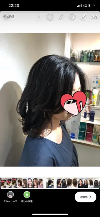 パーマ メンズ特化 刈り上げない/金井のヘアスタイル