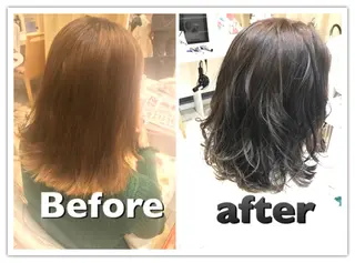 ミディアム カラー はだゆうき @hadadan08のヘアスタイル