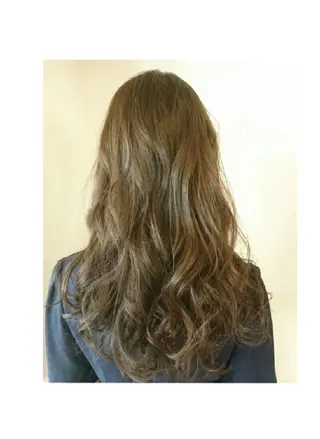 ロング カラー JIL BLAN 京都所属・RU RIのヘアスタイル