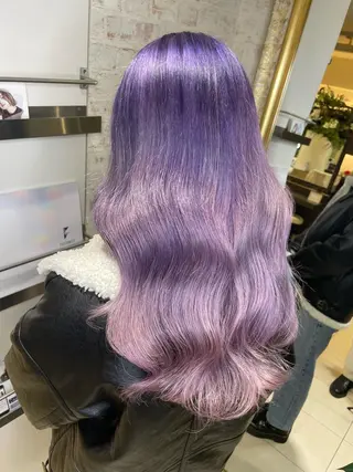 セミロング カラー matiz マティス 表参道所属・💚アンブレラカラー 髪質改善 丸尾】のヘアスタイル