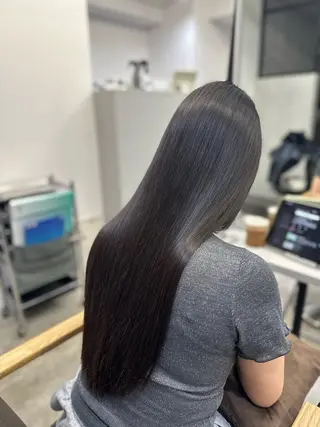 ロング パーマ ハイトーンカラー が絶対可愛い✨泰聖✨のヘアスタイル