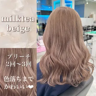 セミロング カラー ♡ダブルカラー特化♡ miyuのヘアスタイル
