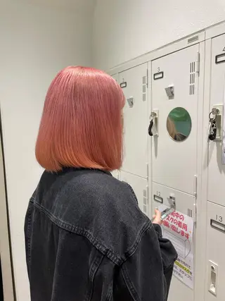 カラー ピンクカラー🎀/ ミルクティー🍼花音のヘアスタイル