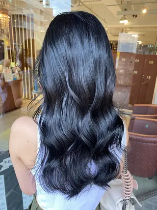 ロング カラー 🍒ブリーチカラー 🍊暖水 まりあのヘアスタイル