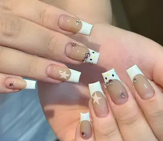 ネイル By moonネイル 🌷ワンホン/韓国風のネイルデザイン