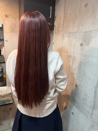 ロング カラー 髪質改善🫧‪ りこのヘアスタイル