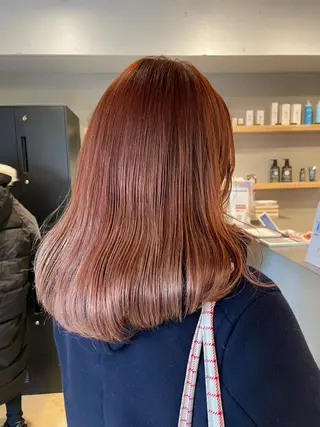 ミディアム カラー SALOWIN下北沢所属・hazuki 🌝のヘアスタイル