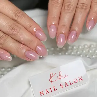 ネイル ユリ🎀長さだし/ パラジェル/持ち込みのネイルデザイン