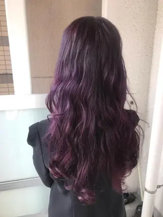 ロング オーストヘアー ミコ所属・岩谷/ブリーチ 🫧透明感カラーのヘアスタイル