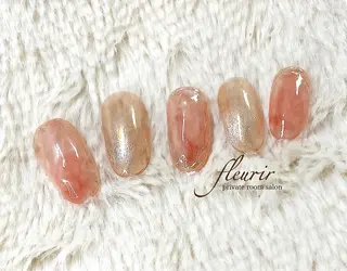 ネイル フルリール 【プライベートサロンのネイルデザイン