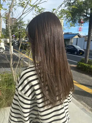 ロング カラー 横田 未来のヘアスタイル