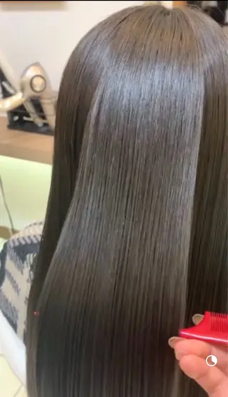 ロング パーマ 髪質改善/縮毛矯正 ササキナツミのヘアスタイル