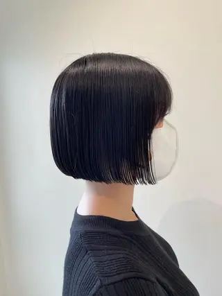 ショート ボブ/インナーカラー /眉毛/Miyuのヘアスタイル