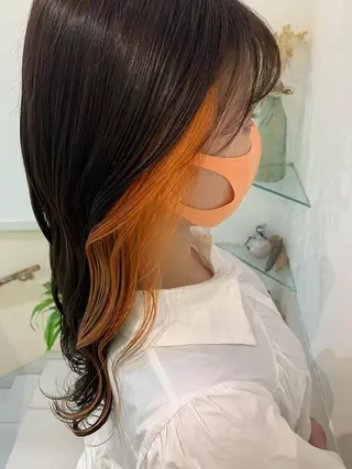 ロング カラー 透けるbrown カラー🎗♡yukaのヘアスタイル