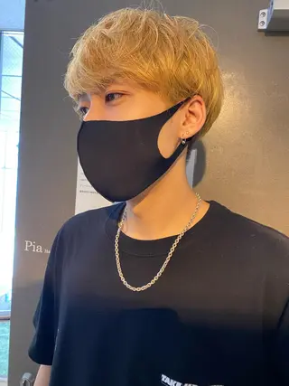 カラー パーマ メンズ キタダ ヒロキのヘアスタイル