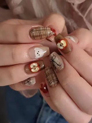 ネイル 3dパーツ/流行り 👧shushu❤️のネイルデザイン