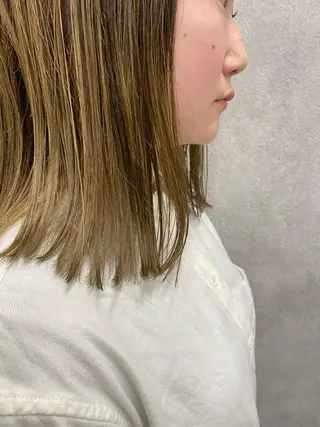 ミディアム カラー ヘアアレンジ Kawaguchi Arisaのヘアスタイル
