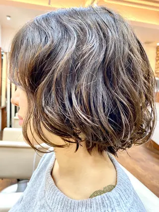 ショート レーブ大宮所属・すきバサミを使わない カット✨高橋廉のヘアスタイル