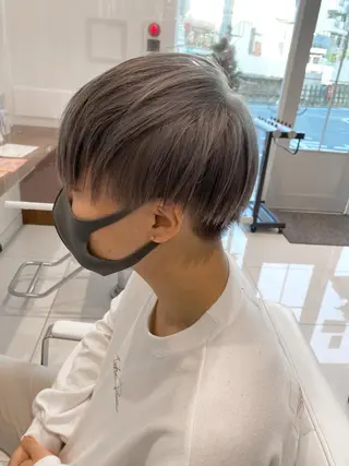 カラー メンズ HOLON池袋所属・ウルフカット ハッシュカット/七海のヘアスタイル