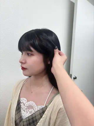 ロング HINAKO🩵 寒色カラー🪽のヘアスタイル