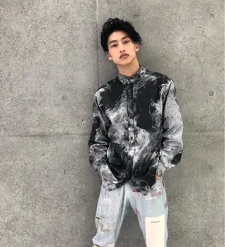 ショート カラー メンズ CoCooN satoshiのヘアスタイル