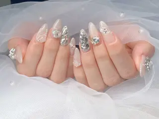 ネイル チップ長さ出し 専門店のネイルデザイン